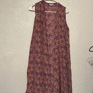 Lularoe sleeveles vest style duster